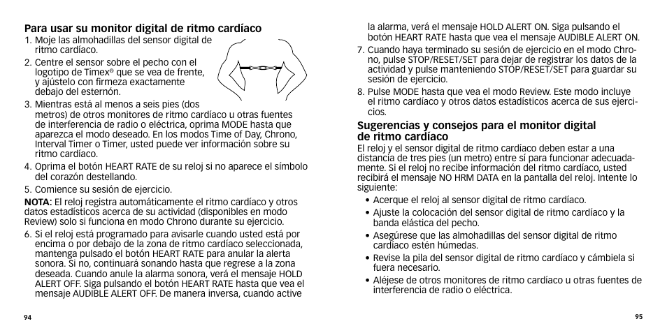 Timex W-270 User Manual | Page 50 / 88