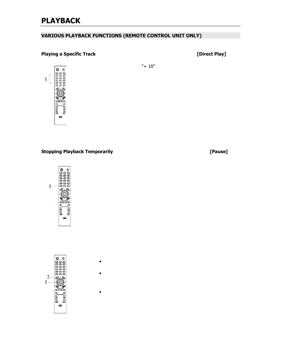 Playback | Cary Audio Design SUPER AUDIO CD PLAYER CD 303 T SACD User Manual | Page 16 / 26