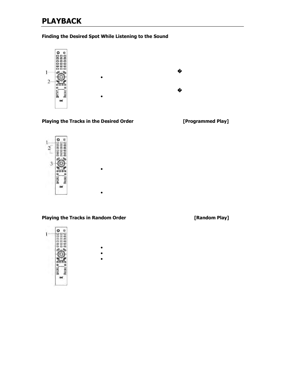 Playback | Cary Audio Design SUPER AUDIO CD PLAYER CD 303 T SACD User Manual | Page 17 / 26