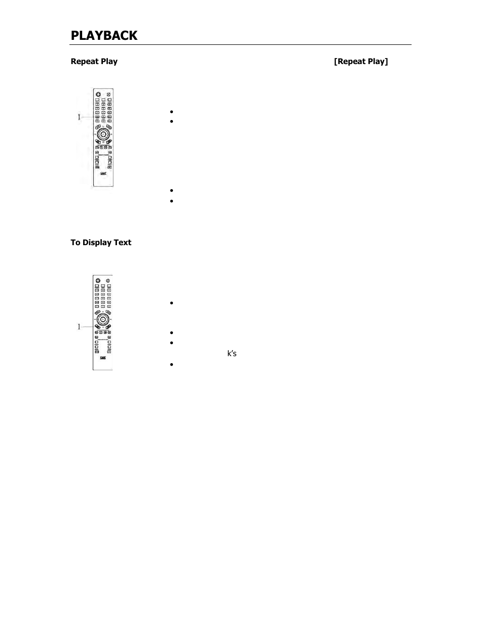 Playback | Cary Audio Design SUPER AUDIO CD PLAYER CD 303 T SACD User Manual | Page 18 / 26