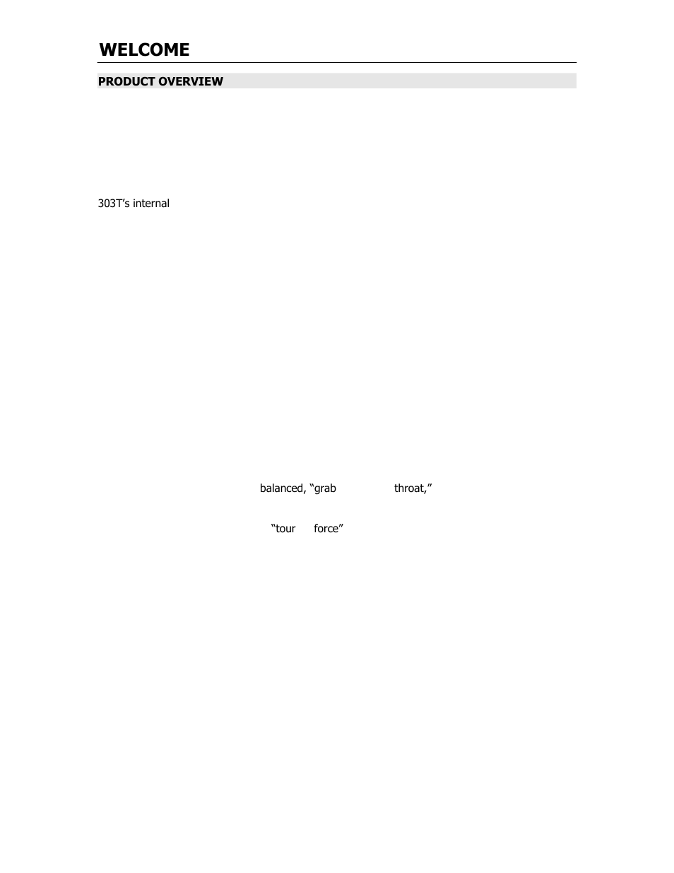 Welcome | Cary Audio Design SUPER AUDIO CD PLAYER CD 303 T SACD User Manual | Page 5 / 26