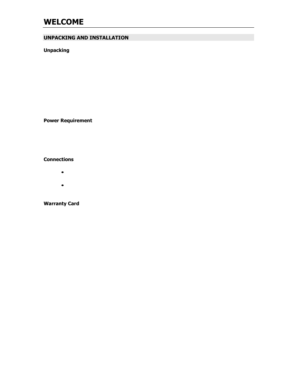 Welcome | Cary Audio Design SUPER AUDIO CD PLAYER CD 303 T SACD User Manual | Page 6 / 26
