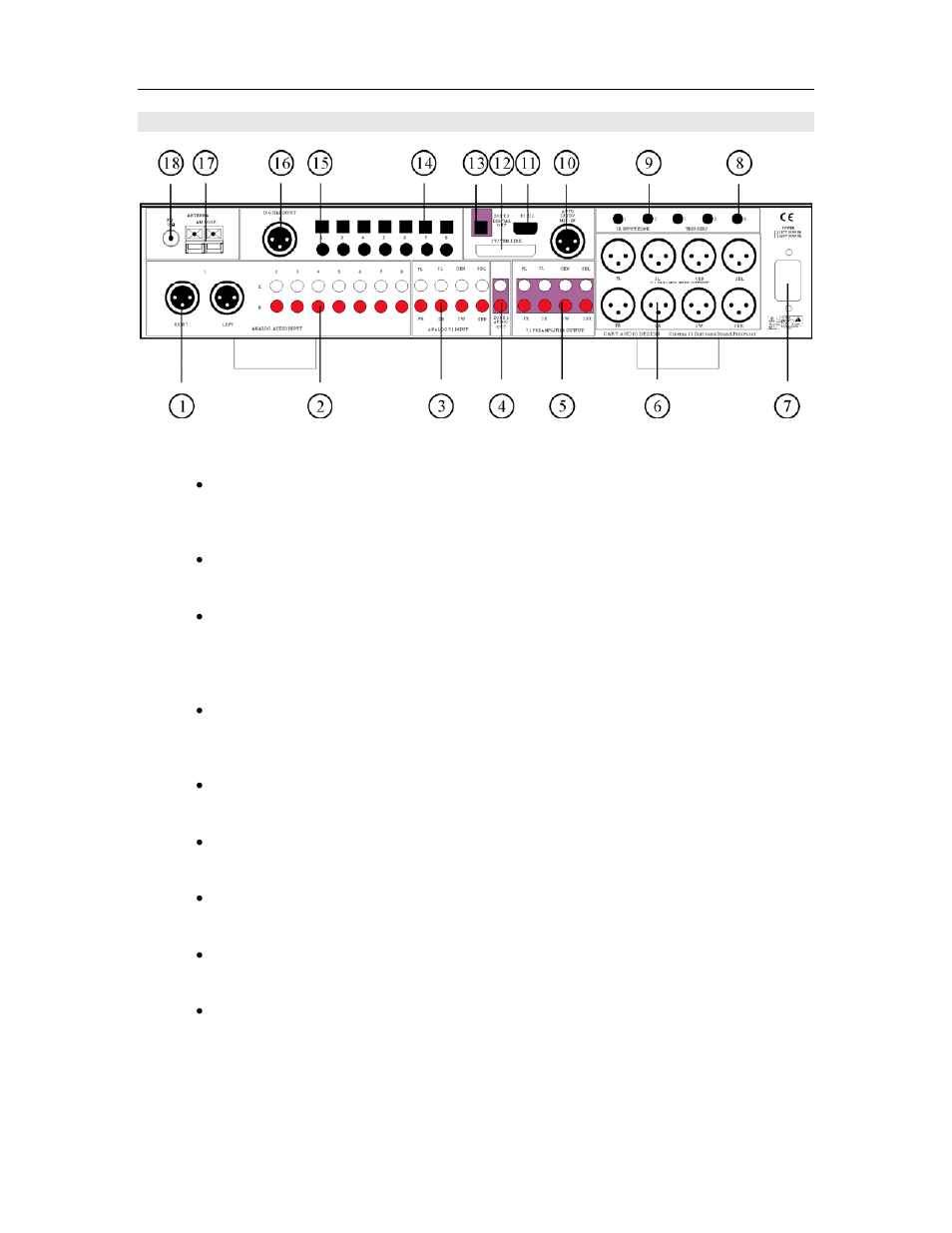 Controls and displays | Cary Audio Design Cinema 11 User Manual | Page 17 / 48