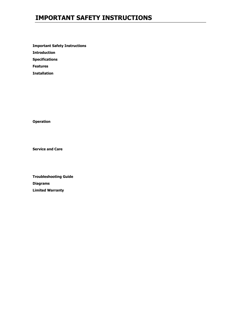 Cad-211fe_body, Important safety instructions | Cary Audio Design CAD 211 FE User Manual | Page 2 / 19