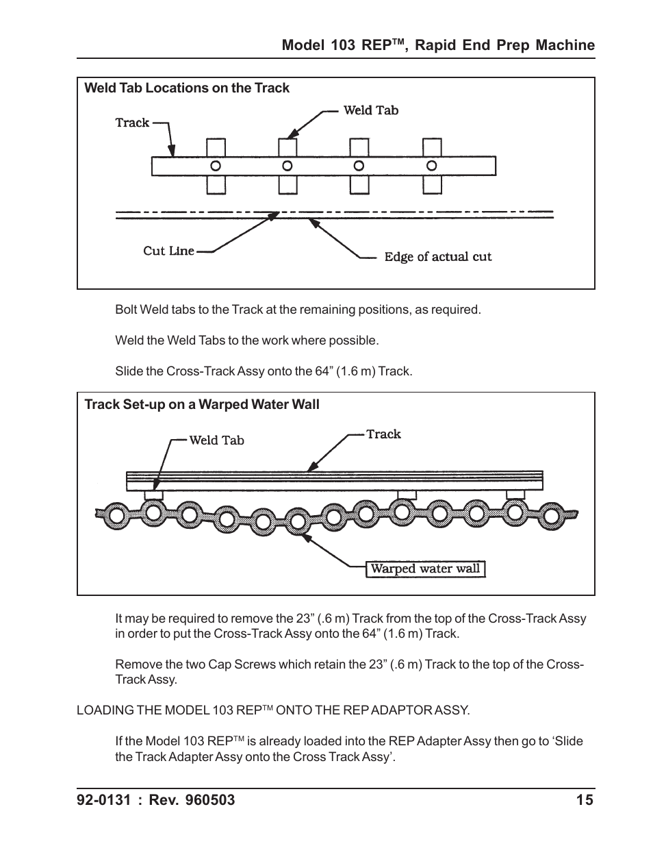 Tri Tool 103 REP User Manual | Page 15 / 36