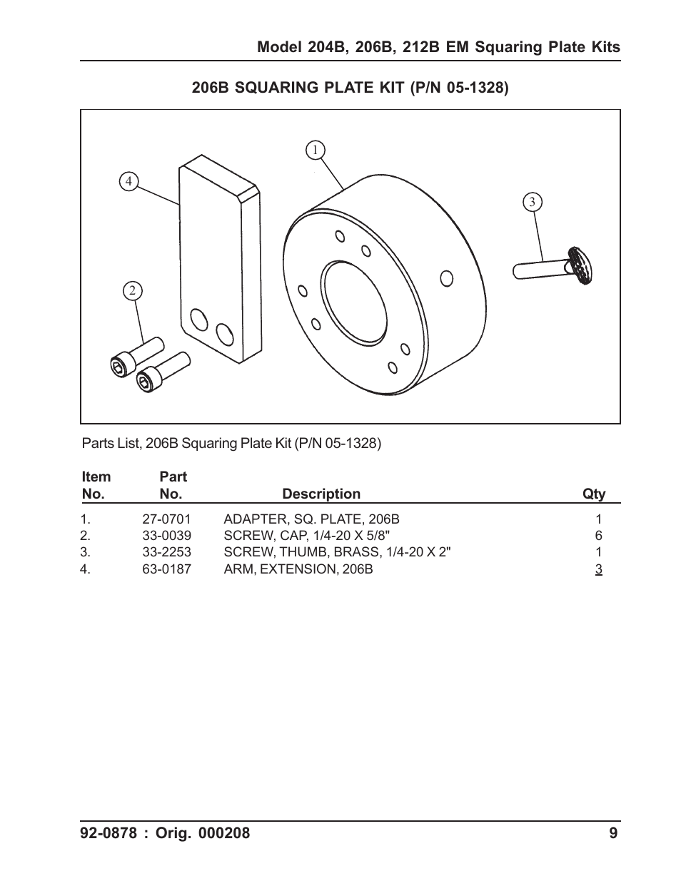 Tri Tool 200B Elbow Mandrel Squaring Plate Kit User Manual | Page 9 / 10