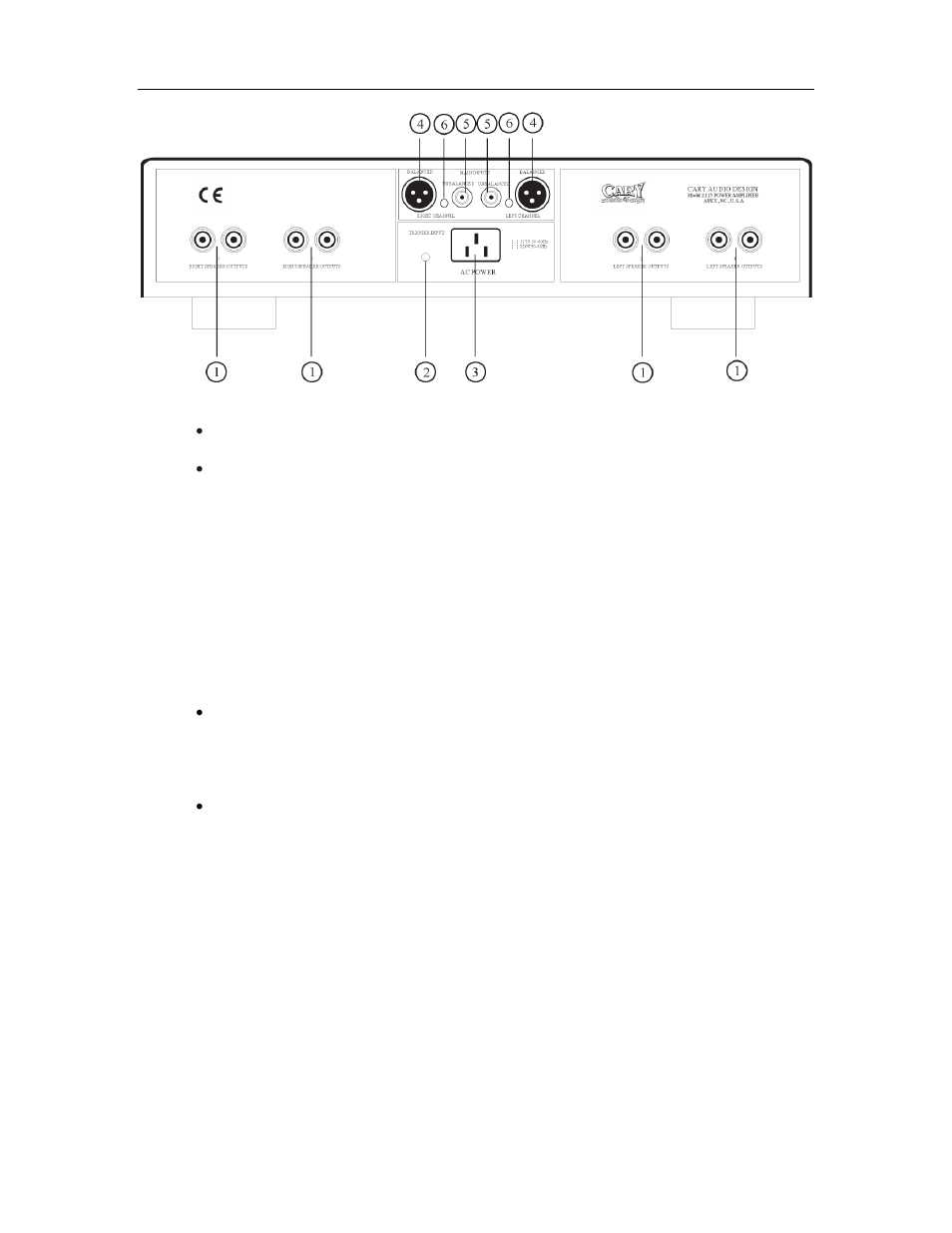 Controls and displays | Cary Audio Design Full Balanced Power Amplifier 2.125 User Manual | Page 11 / 14