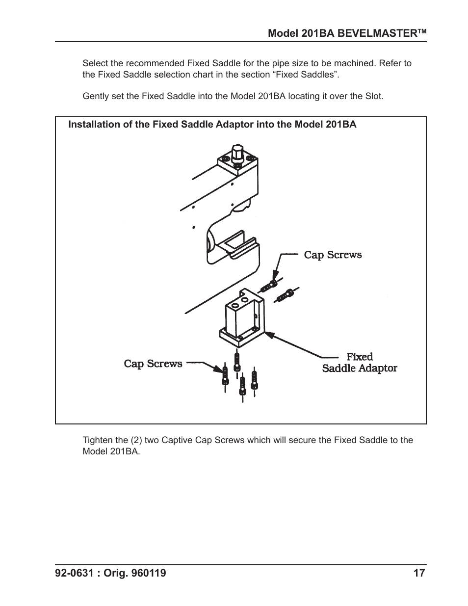 Tri Tool 201BA Beveler User Manual | Page 17 / 36