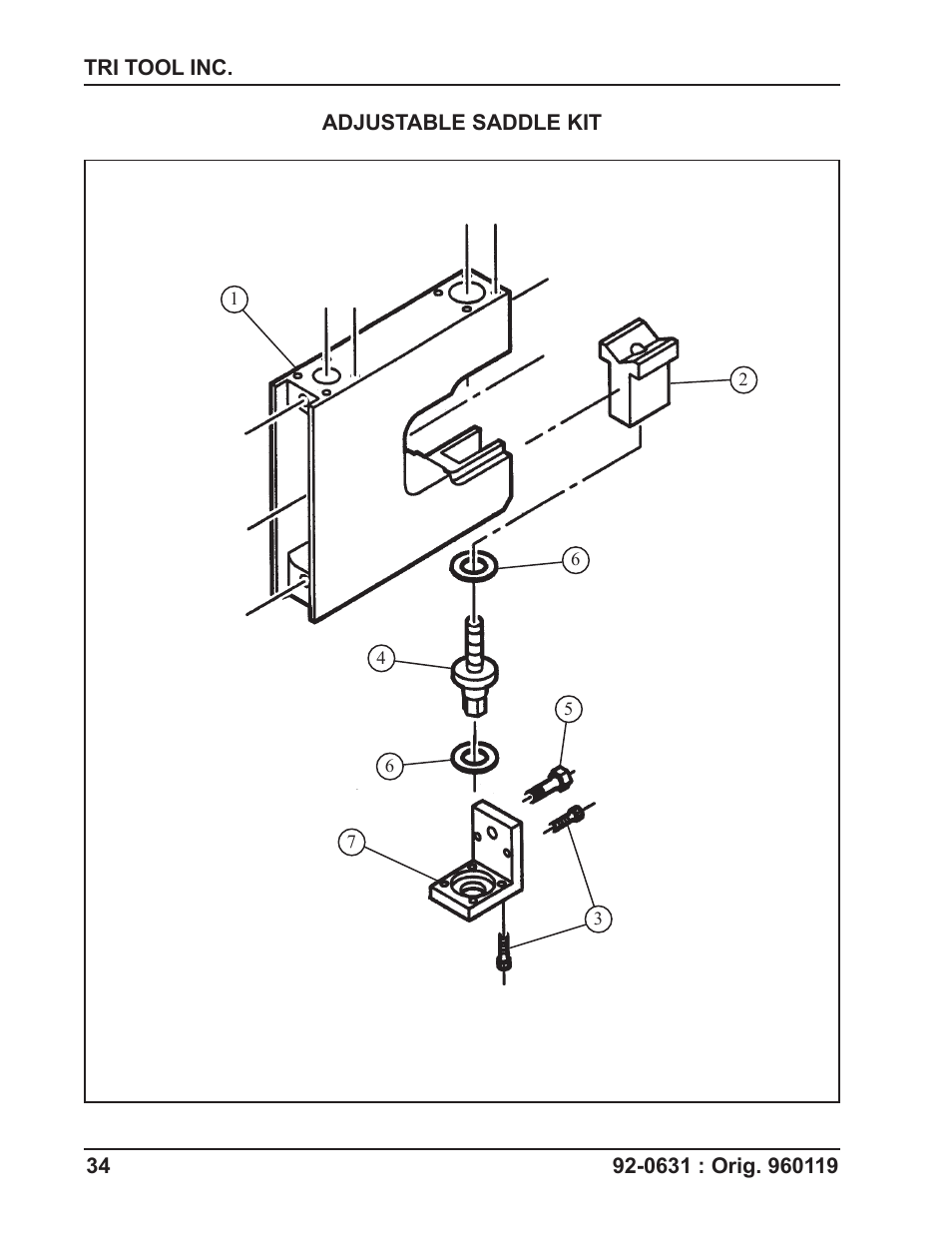 Tri Tool 201BA Beveler User Manual | Page 34 / 36