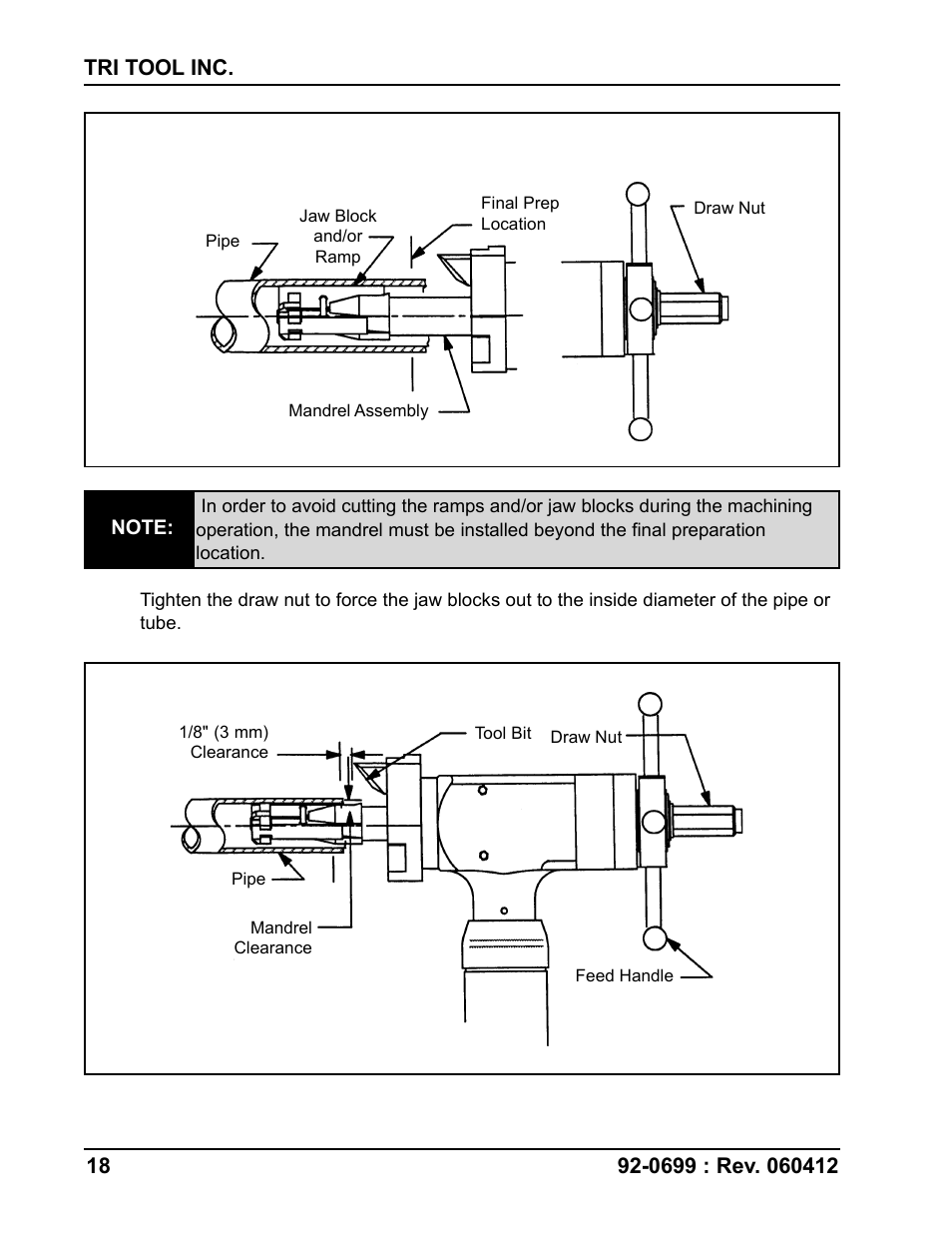 Tri Tool 204B Beveler User Manual | Page 18 / 45