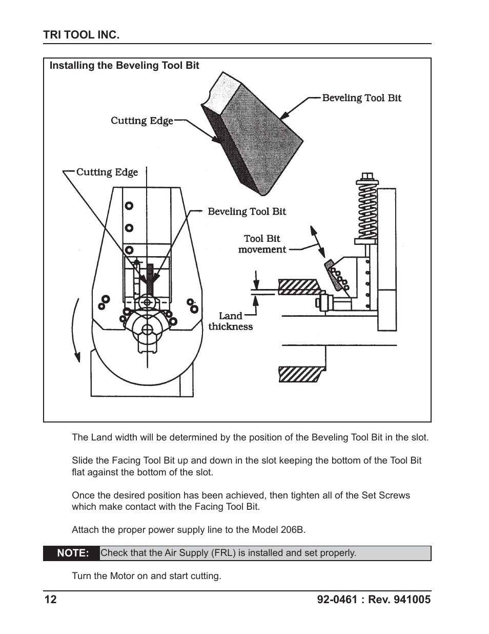 Tri Tool 206B ID Tracking Module User Manual | Page 12 / 17