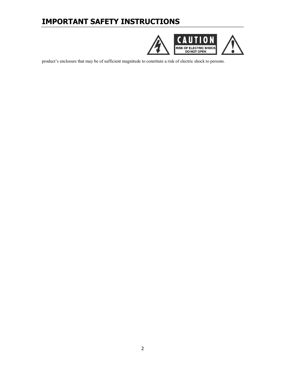 Important safety instructions | Cary Audio Design 7.125 User Manual | Page 4 / 25