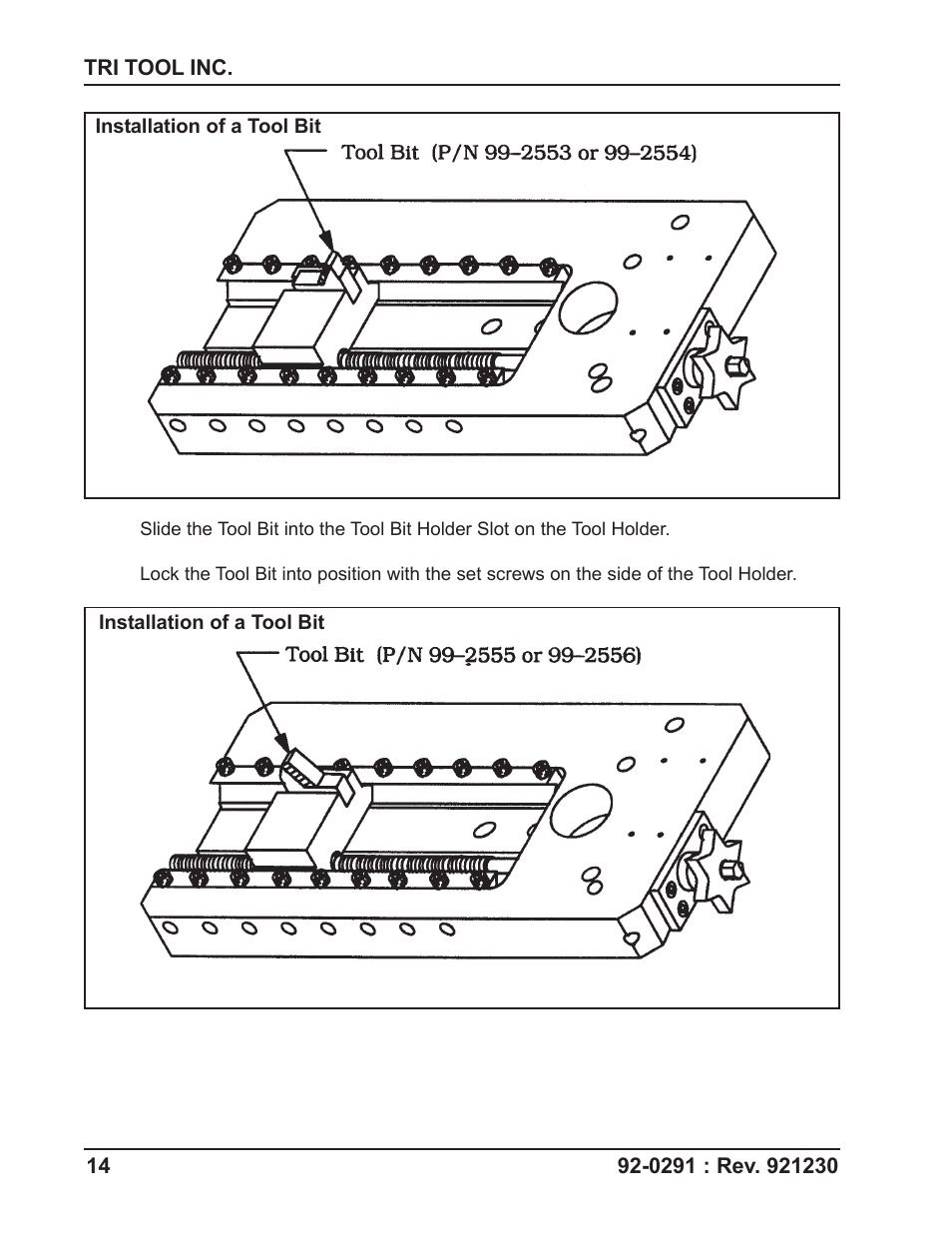 Tri Tool 212B Flange Facer User Manual | Page 14 / 22