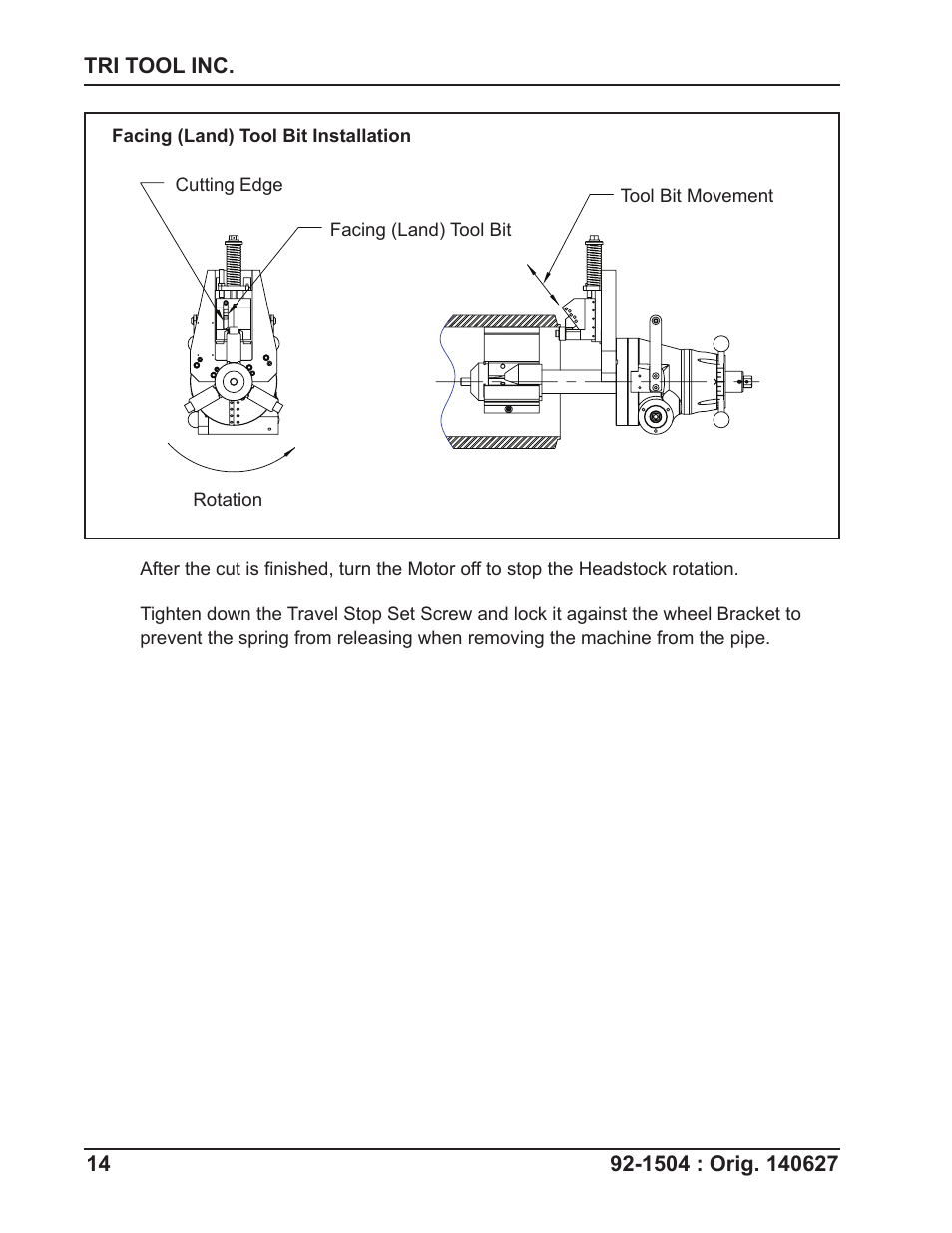 Tri Tool 214B ID Track Module User Manual | Page 14 / 19