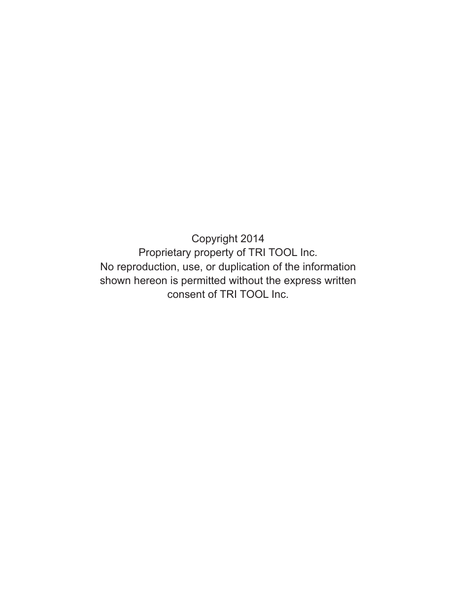 Tri Tool 214B ID Track Module User Manual | Page 2 / 19