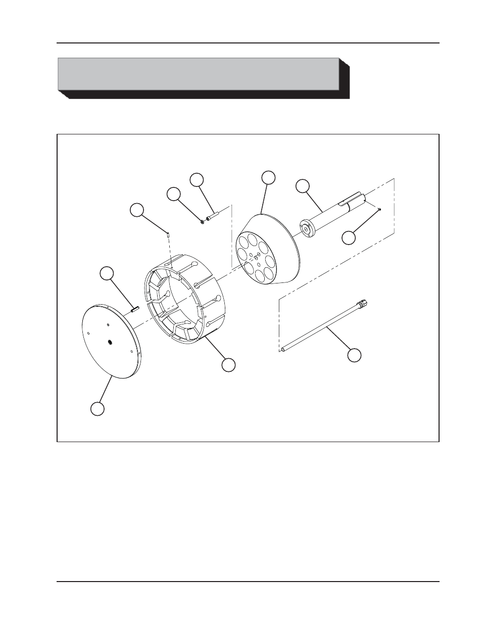 Illustrated parts breakdown | Tri Tool 214B Sleeve Mandrel User Manual | Page 9 / 13