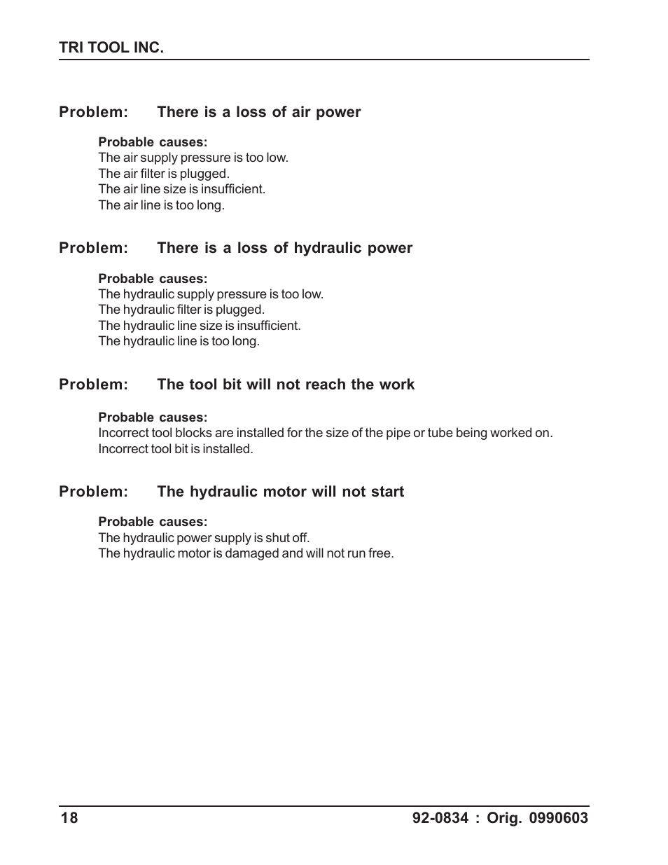 Tri Tool 224B ID Tracking Module User Manual | Page 18 / 23