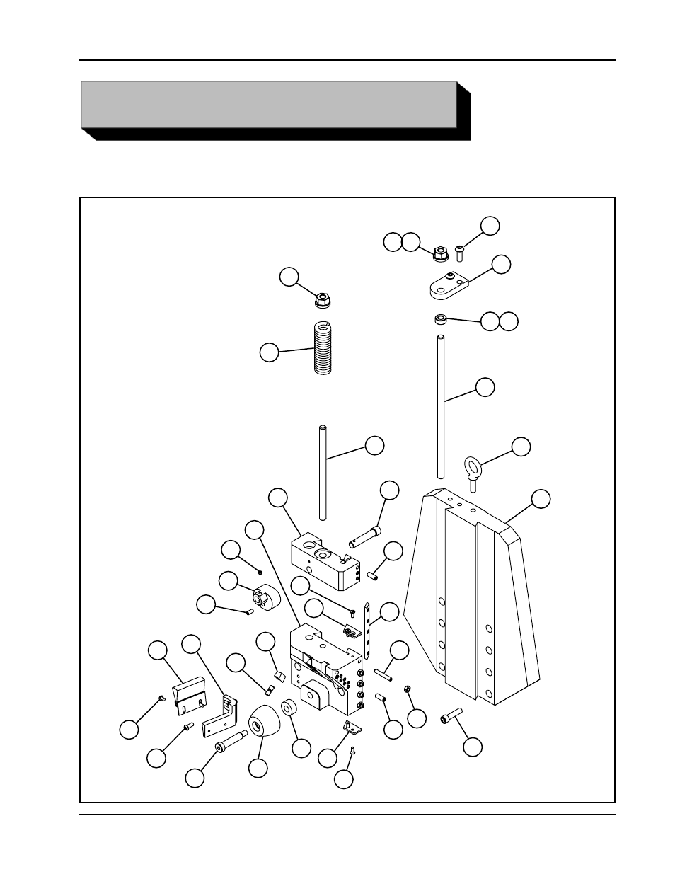 Illustrated parts breakdown | Tri Tool 230B ID Tracking Module User Manual | Page 13 / 15