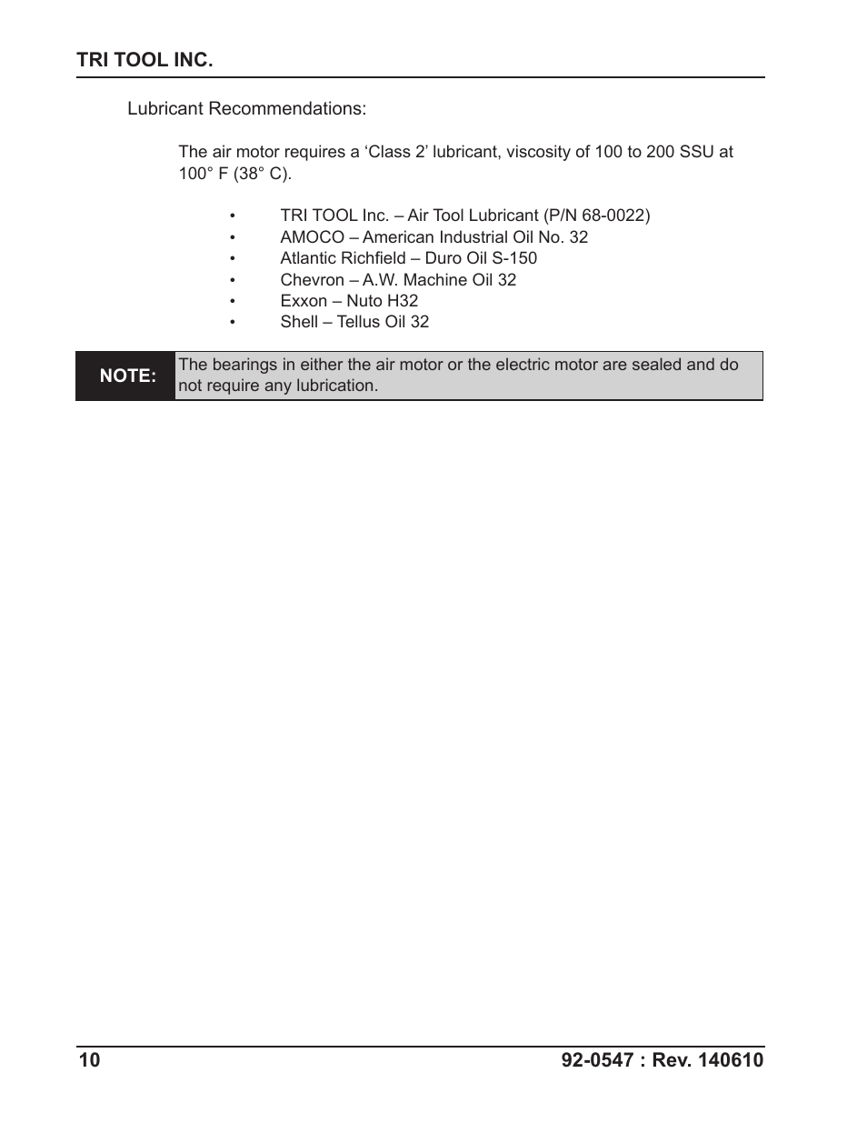 Tri Tool 302 Tube Squaring User Manual | Page 10 / 31