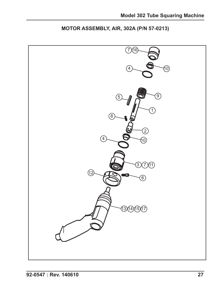 Tri Tool 302 Tube Squaring User Manual | Page 27 / 31