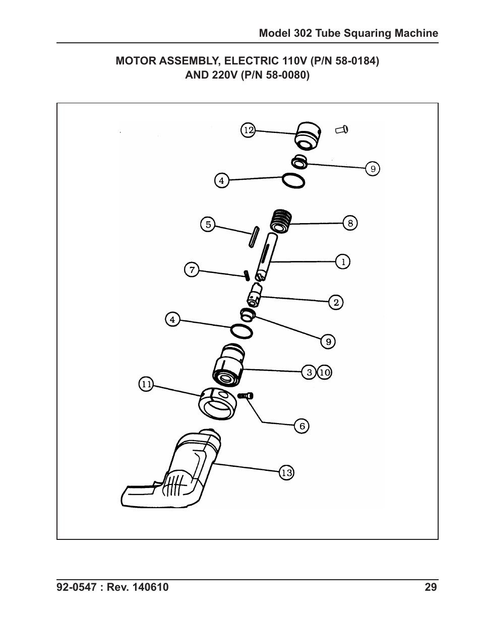 Tri Tool 302 Tube Squaring User Manual | Page 29 / 31