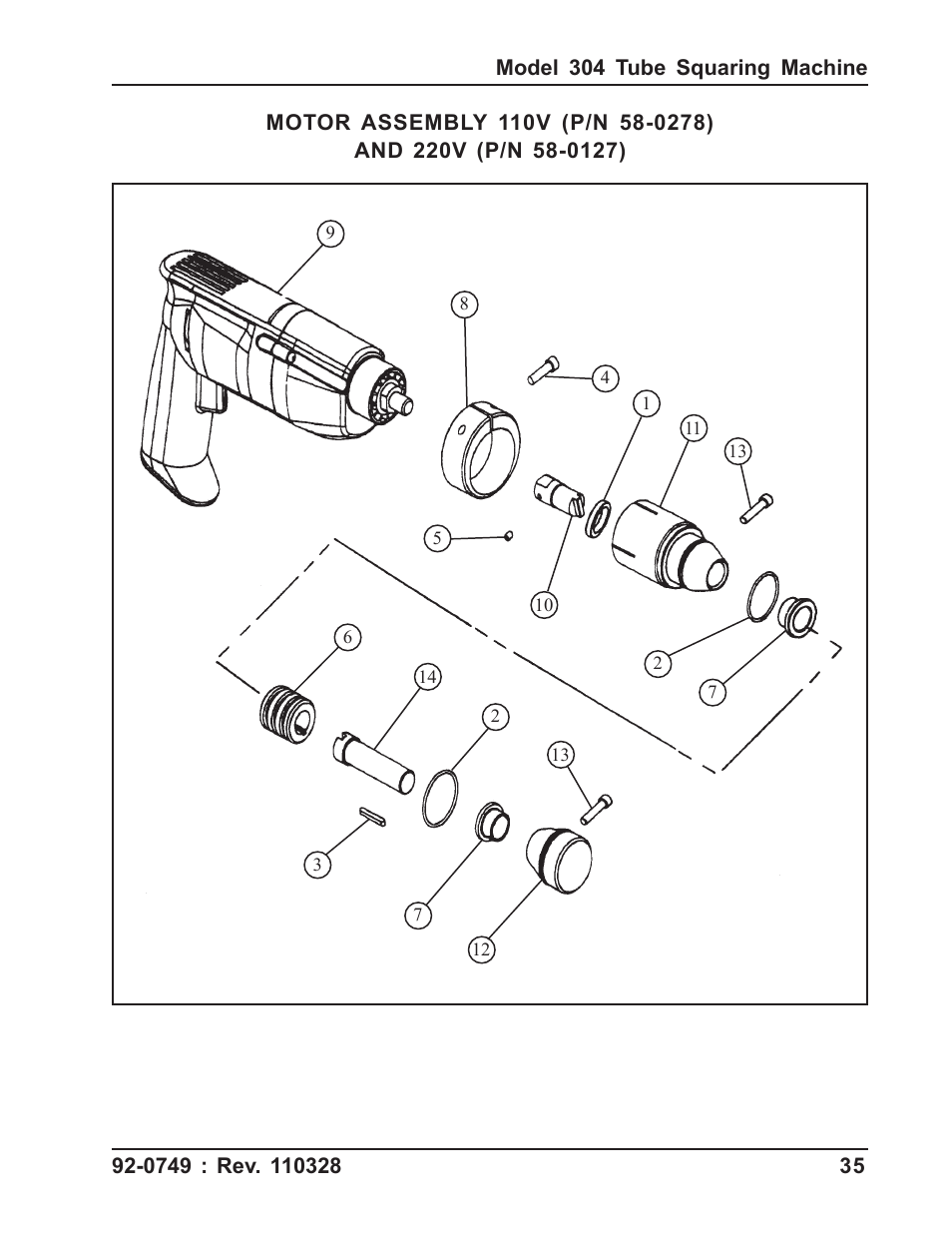 Tri Tool 304 Tube Squaring User Manual | Page 35 / 36