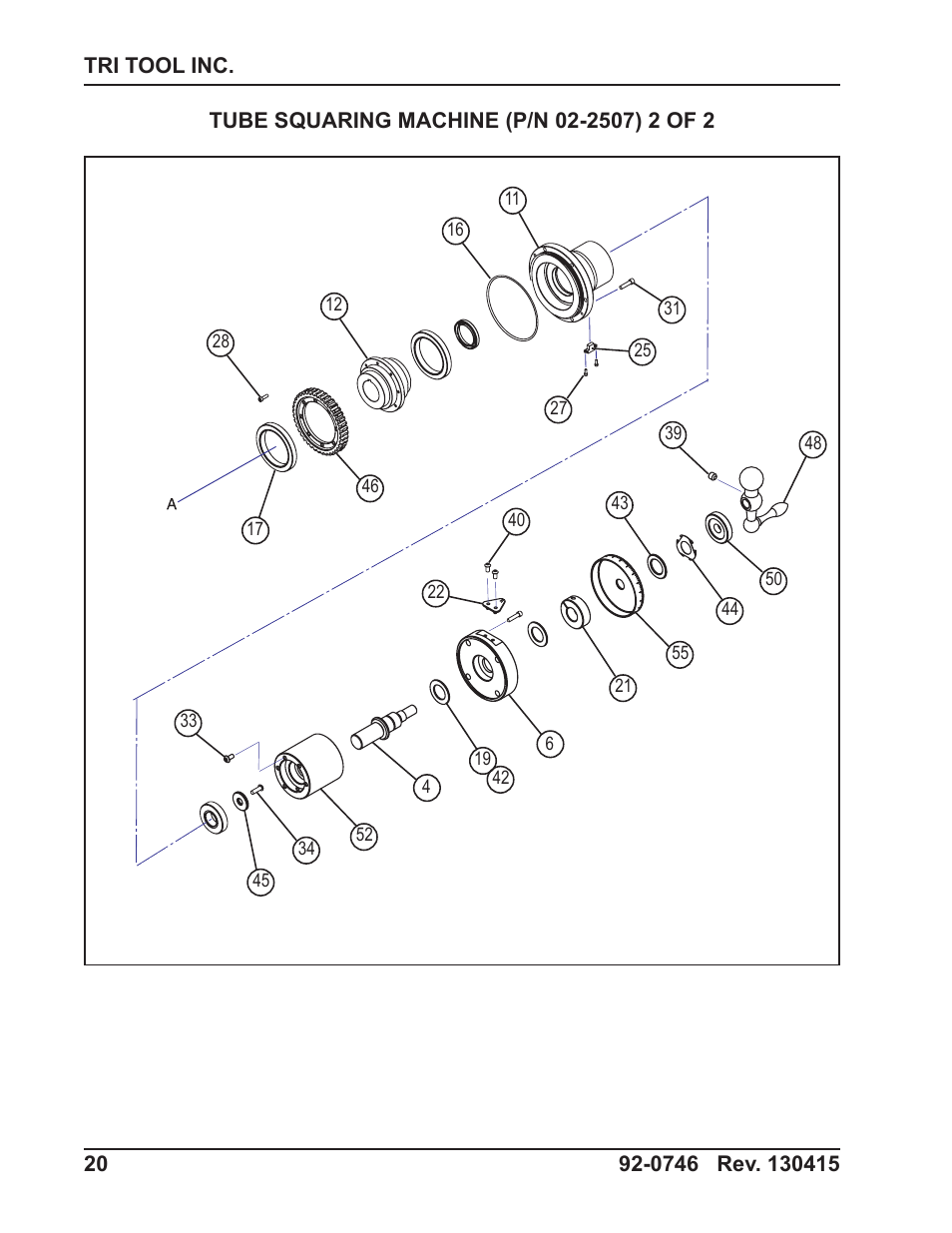 Tri Tool 306 Tube Squaring User Manual | Page 20 / 24