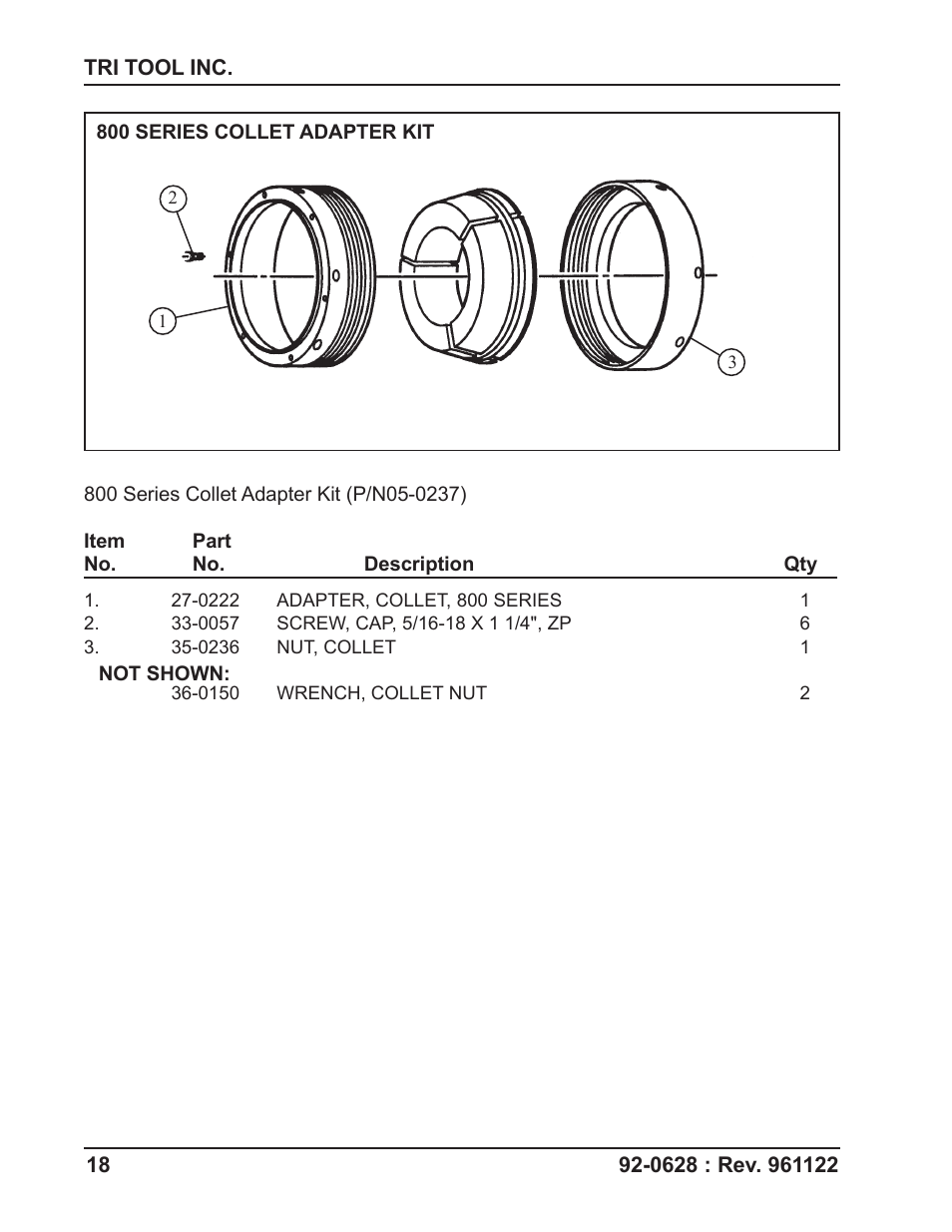 Tri Tool 308 Tube Squaring User Manual | Page 18 / 35