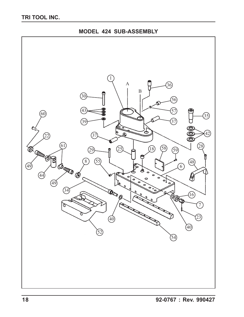 Tri Tool 404 & 424 Keymaster User Manual | Page 18 / 24