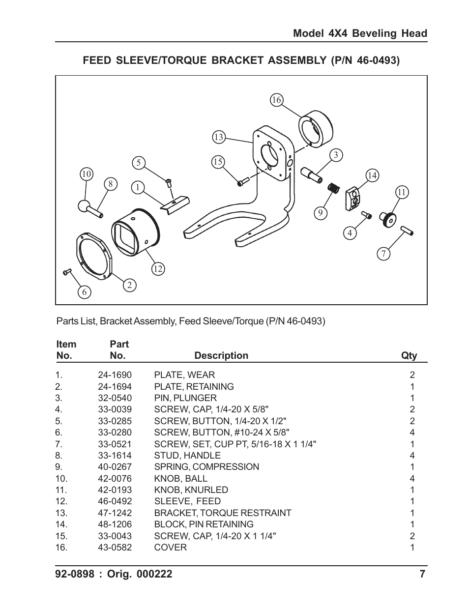 Tri Tool 4x4 Beveler User Manual | Page 7 / 10