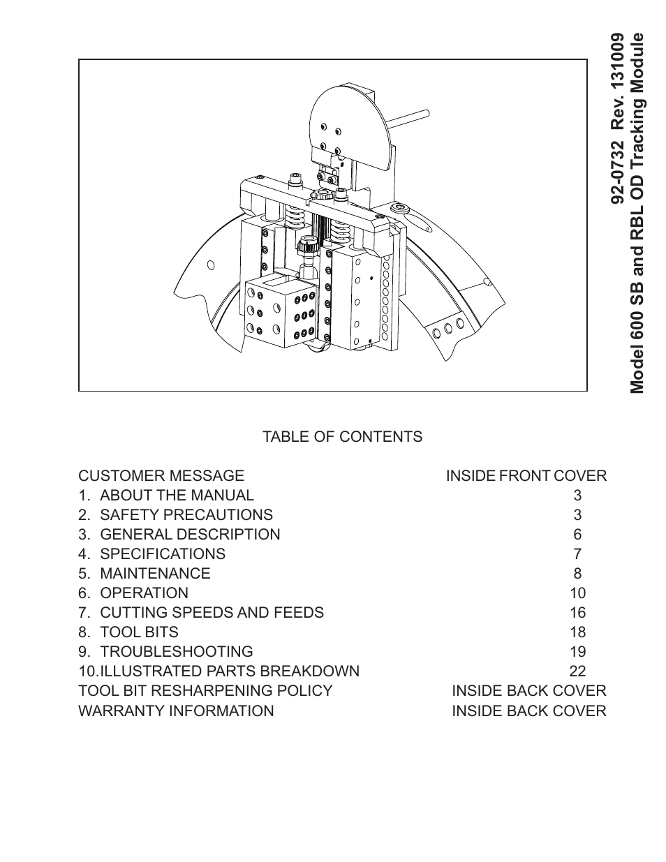 Tri Tool 600RBL and 600SB Series OD Tracking Module User Manual | 34 pages