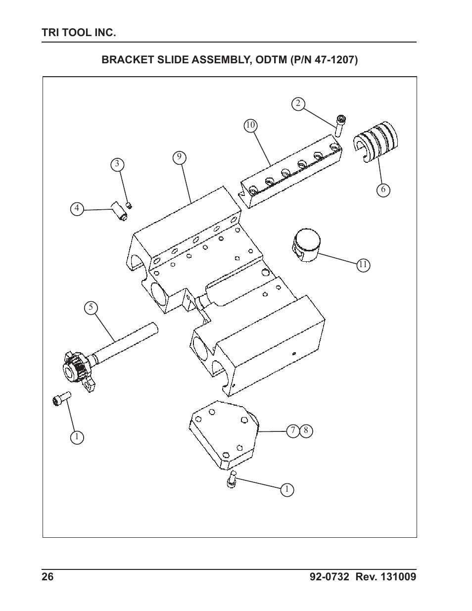 Tri Tool 600RBL and 600SB Series OD Tracking Module User Manual | Page 26 / 34