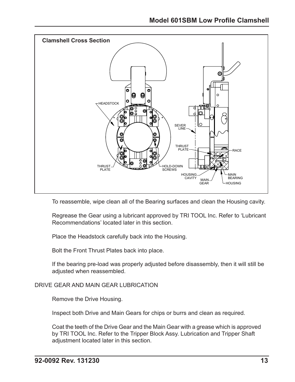 Tri Tool 601SBM Clamshell Air User Manual | Page 13 / 53