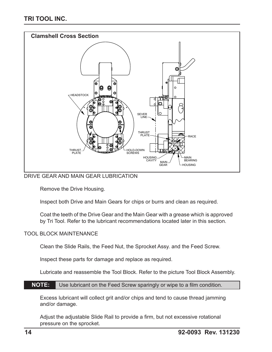 Tri Tool 602-5SBM Clamshell Air User Manual | Page 14 / 53