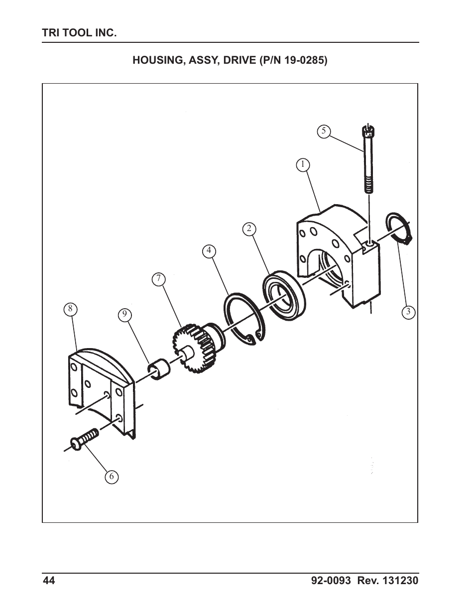 Tri Tool 602-5SBM Clamshell Air User Manual | Page 44 / 53