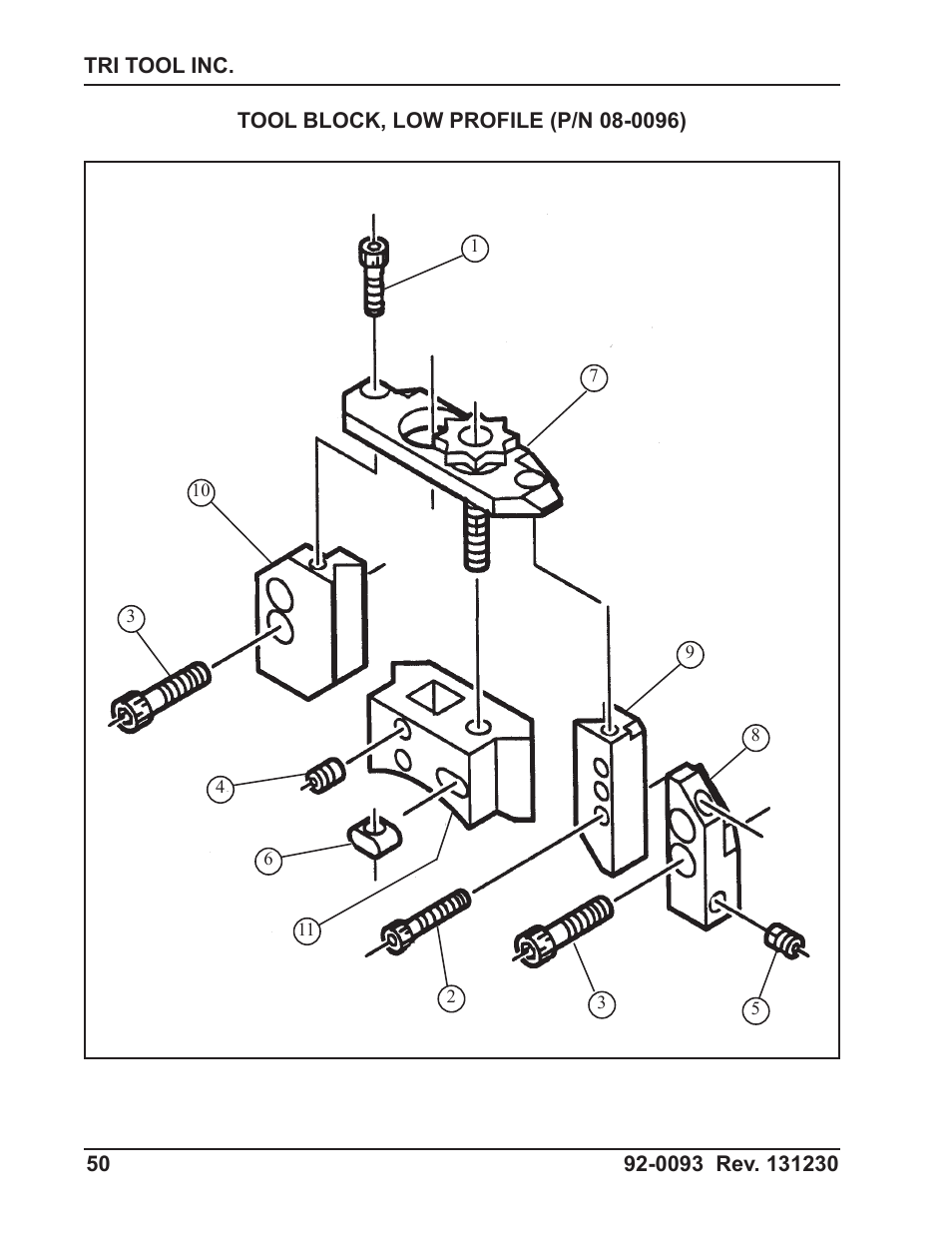 Tri Tool 602-5SBM Clamshell Air User Manual | Page 50 / 53