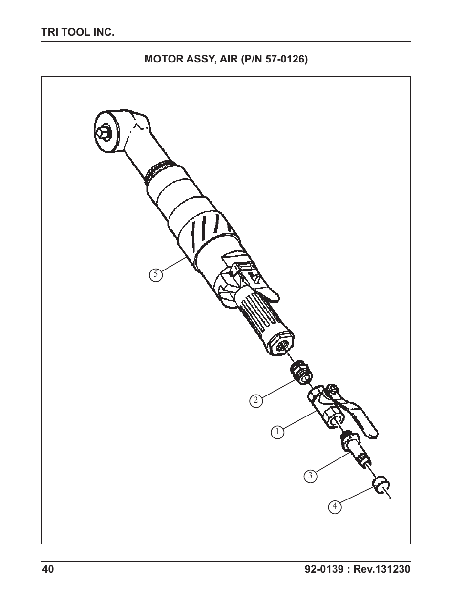 Tri Tool 602TSB Clamshell Air User Manual | Page 40 / 46