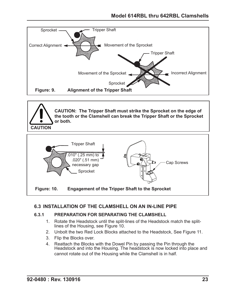 Tri Tool 614RBL Thru 636RBL Clamshells User Manual | Page 23 / 80