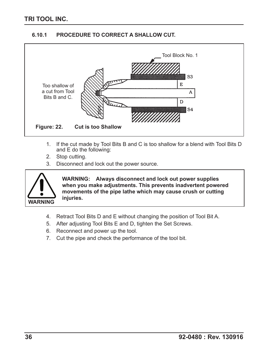 Tri Tool 614RBL Thru 636RBL Clamshells User Manual | Page 36 / 80