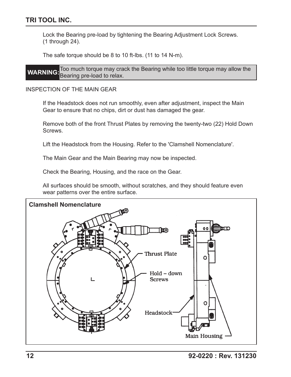 Tri Tool 620SB Clamshell Air User Manual | Page 12 / 57