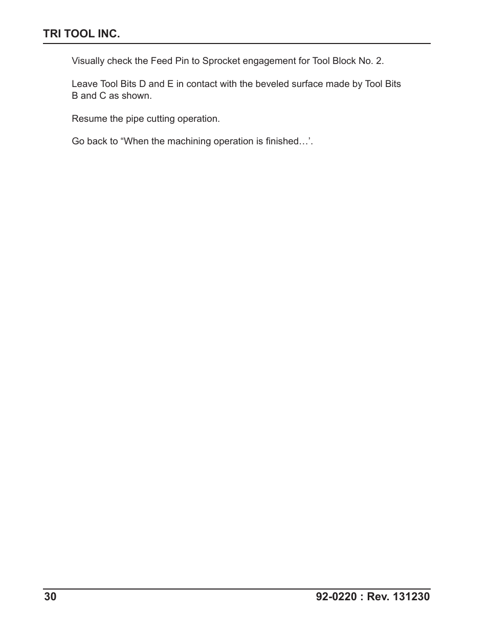 Tri Tool 620SB Clamshell Air User Manual | Page 30 / 57