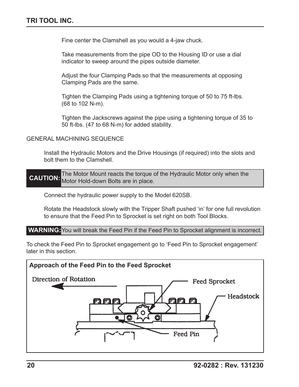 Tri Tool 620SB Clamshell Hydraulic User Manual | Page 20 / 54