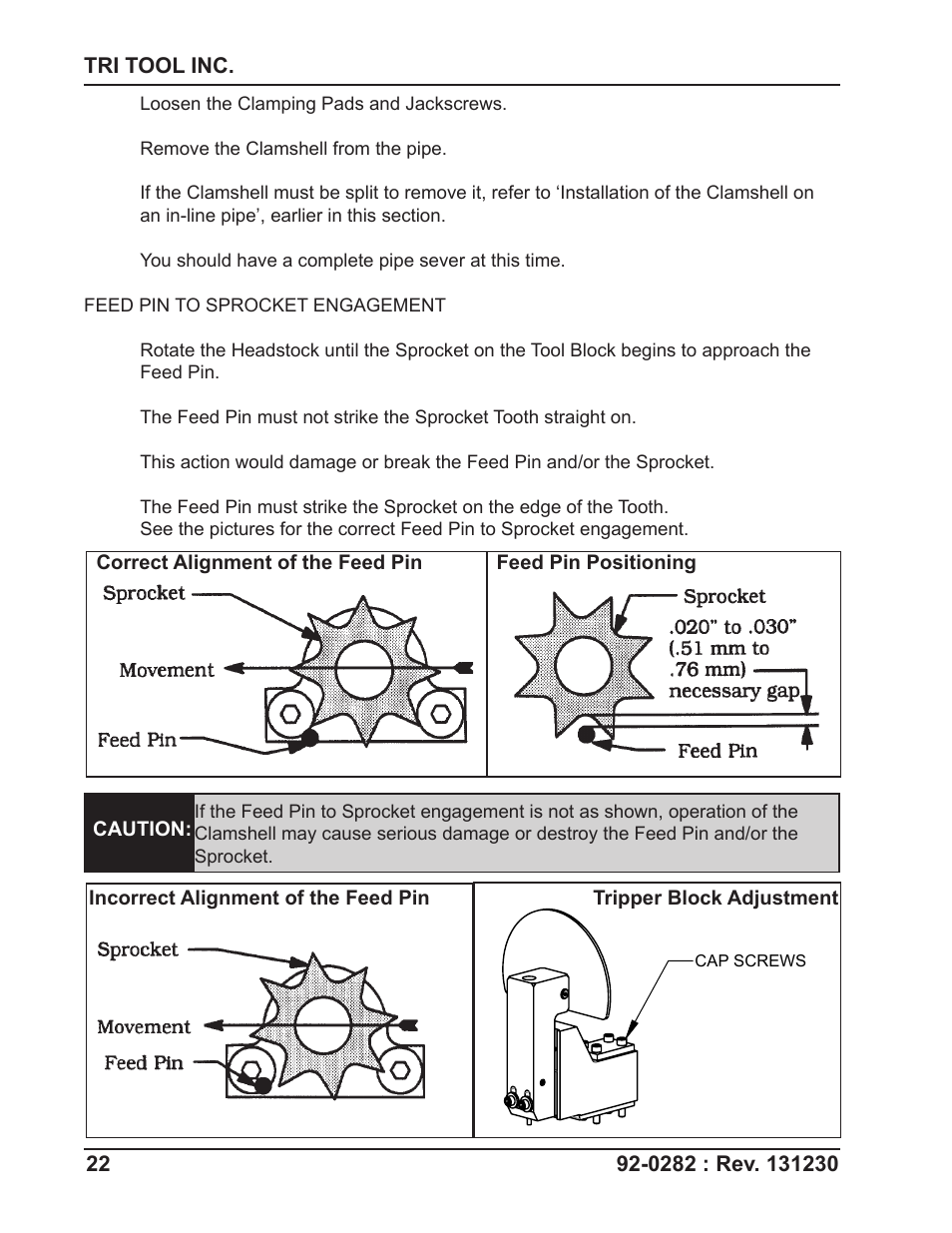 Tri Tool 620SB Clamshell Hydraulic User Manual | Page 22 / 54