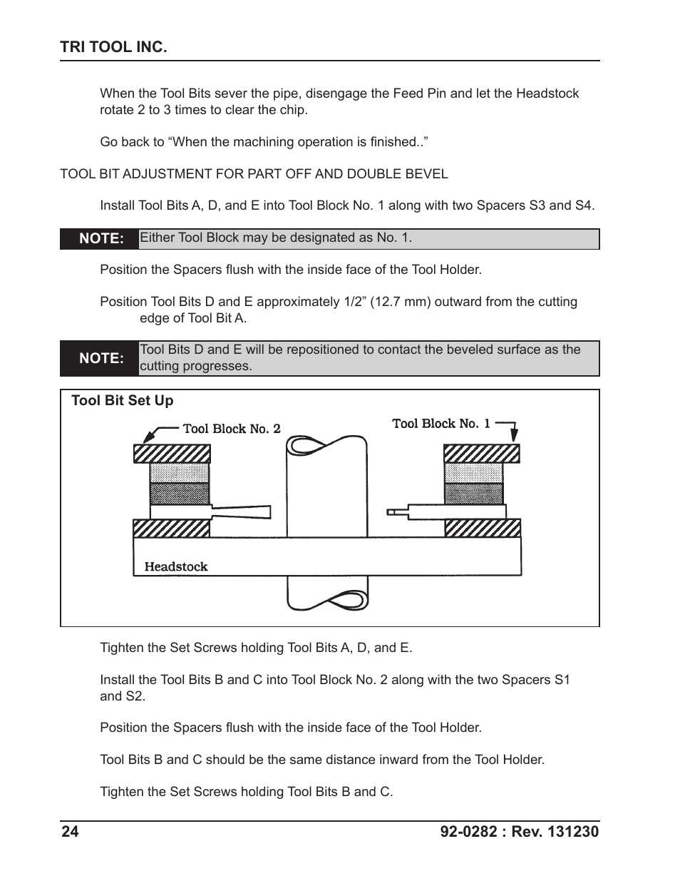 Tri Tool 620SB Clamshell Hydraulic User Manual | Page 24 / 54