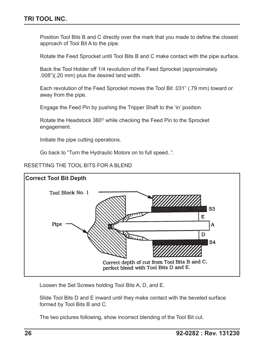 Tri Tool 620SB Clamshell Hydraulic User Manual | Page 26 / 54