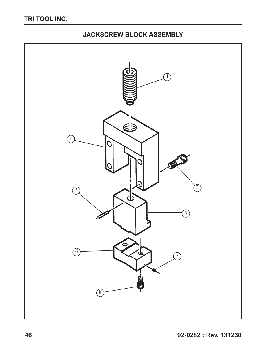 Tri Tool 620SB Clamshell Hydraulic User Manual | Page 46 / 54