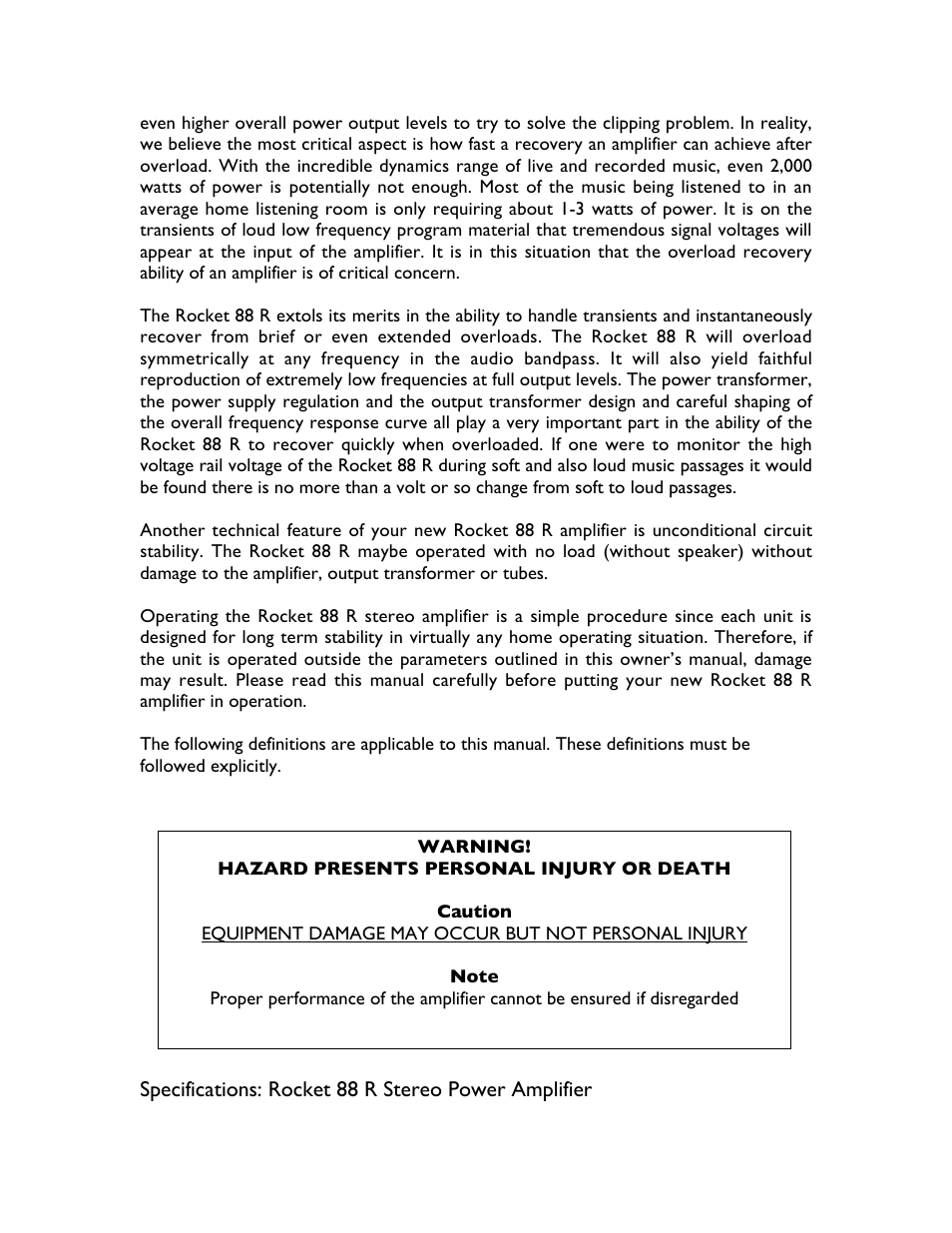 Cary Audio Design CAD 808 User Manual | Page 4 / 11