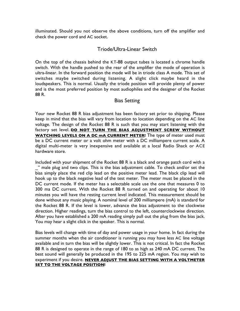 Cary Audio Design CAD 808 User Manual | Page 9 / 11