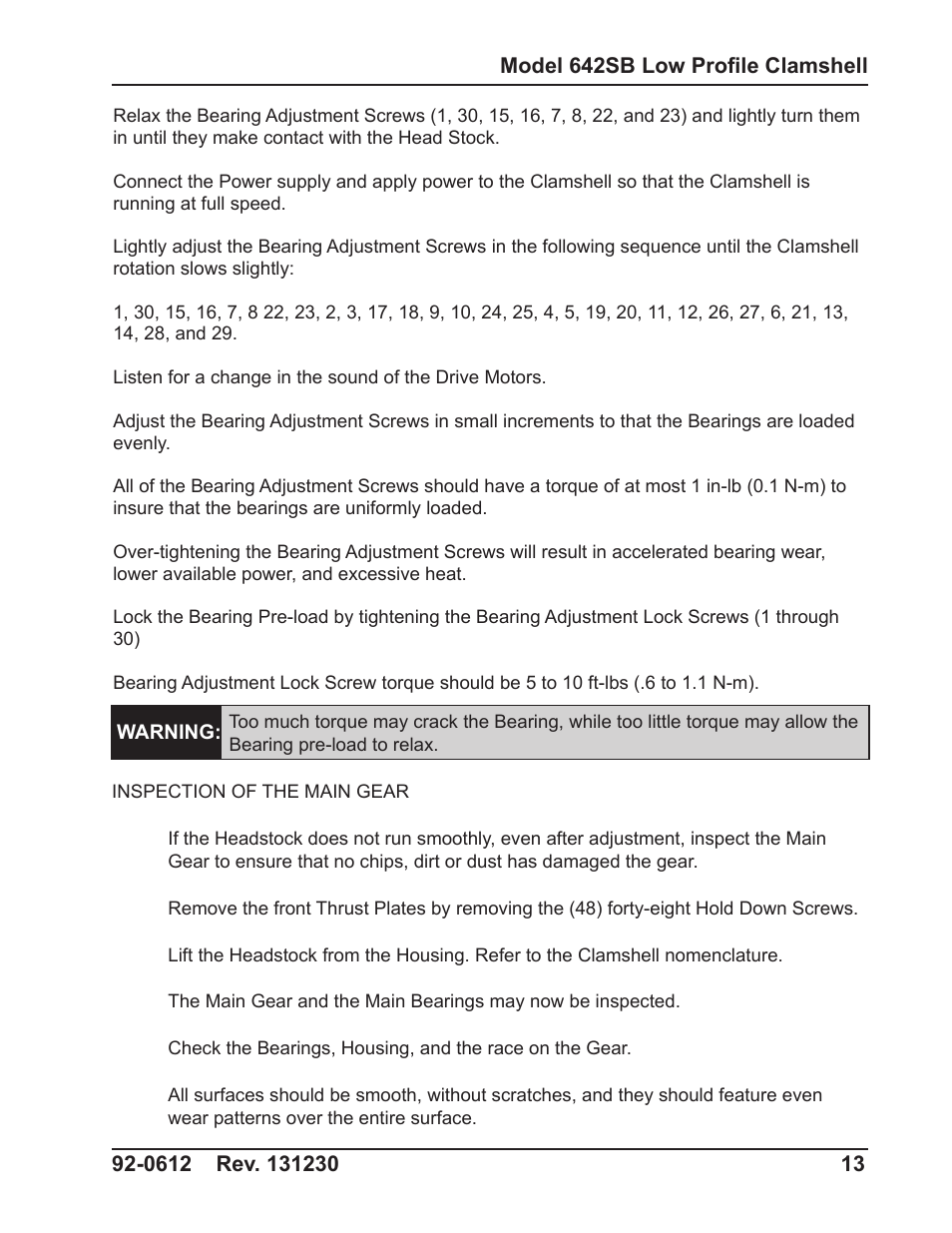 Tri Tool 642SB Clamshell Air and Hydraulic User Manual | Page 13 / 60