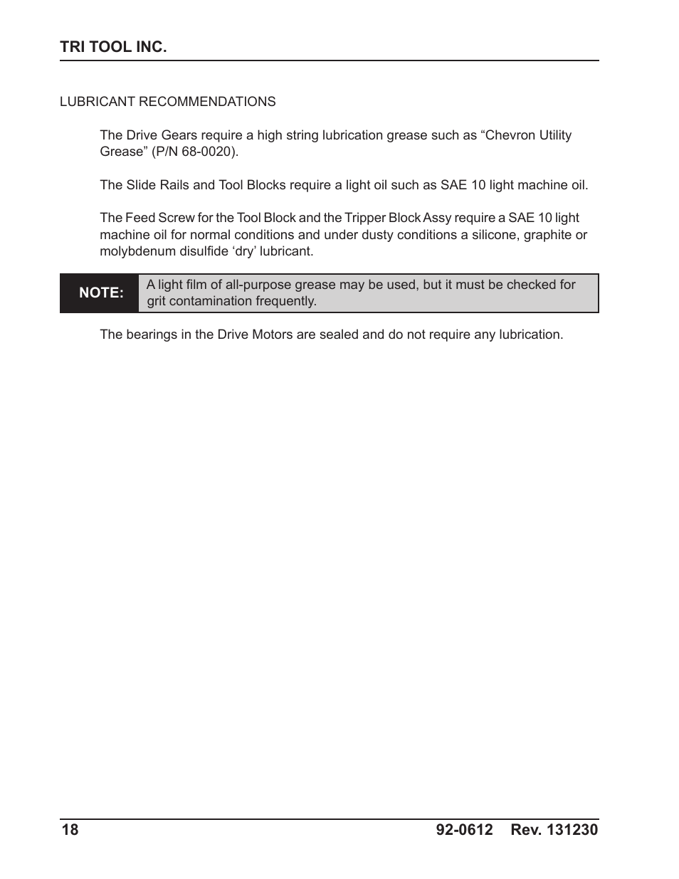 Tri Tool 642SB Clamshell Air and Hydraulic User Manual | Page 18 / 60